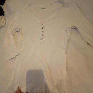 Guess 3/4 sleeve ribbed top